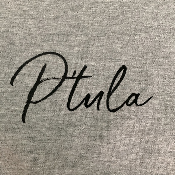 P’Tula Crew Neck Crop Sweatshirt - Picture 2 of 5